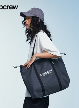 Subcrew李灿森潮牌托特包新款大容量斜挎包运动通勤单肩包男女