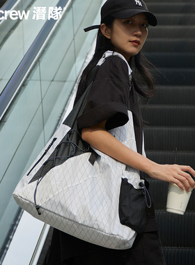Subcrew汐风系列新款男女通勤款大容量单肩包斜挎包户外托特包