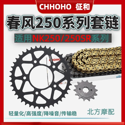 征和摩托车油封链条静音链轮套装