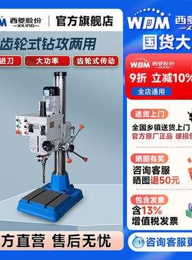 西菱自动进刀齿轮钻攻两用机钻孔攻丝两用多功能台钻钻床ZS-40BPS