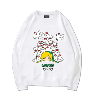 塞尔达传说王国之泪周边外套林克伯库林联名卫衣男女学生宽松衣服