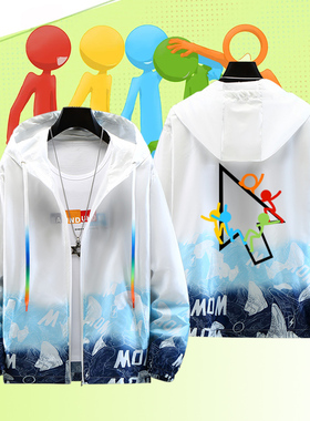 AlanBecker火柴人五色组鼠标周边防晒衣服男女夏季宽松休闲外套潮