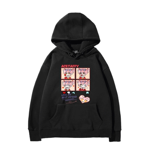 虚拟主播vtuber永雏塔菲周边连帽卫衣男女秋冬二次元外套卡通痛衣