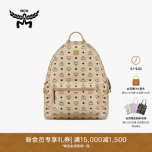 MCMSTARK中号侧饰铆钉双肩背包女包