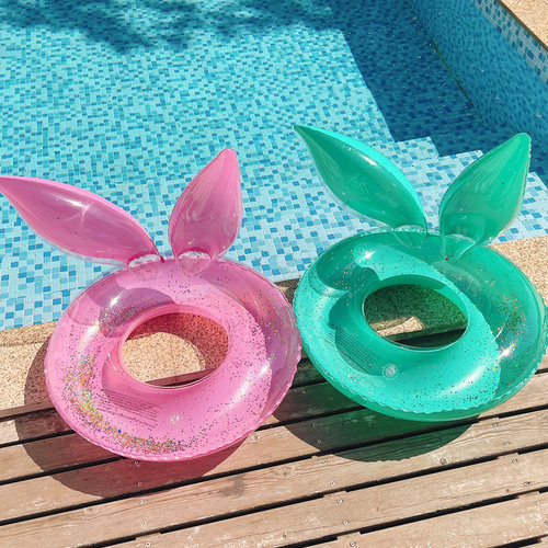 亮片儿童成人加厚泳圈