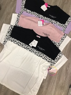 瑜伽跳舞好看休闲百搭宽松短袖 日单个性 T恤上衣 21春夏新款 纯少