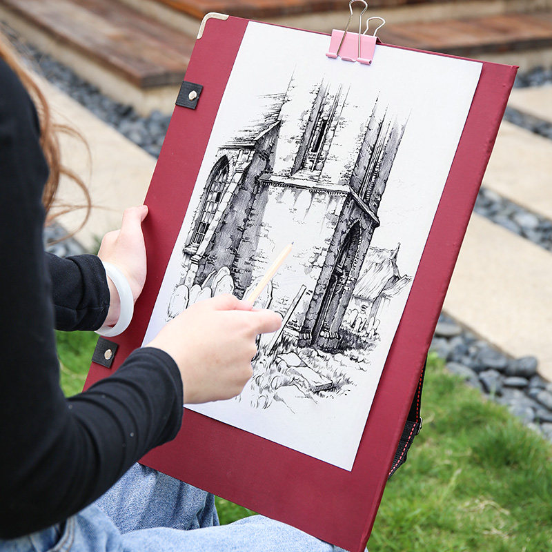 速写板素描工具套装铅笔全套画板素描画板写生碳笔软中硬画画工具套装