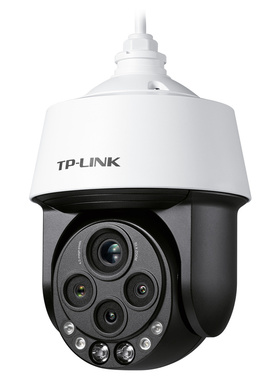 tplink普联400万红外对讲网络高速监控球机TL-IPC5453X四目变焦版