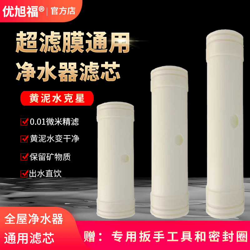 不锈钢中央净水器滤芯中空纤维超滤膜滤芯600L-10000L 过滤器滤芯