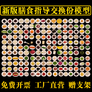 新版食物交换份模型中国居民膳食营养糖尿病食物交换份金字塔模型