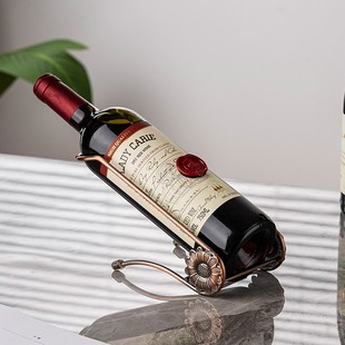 創(chuàng)意簡約紅酒架酒柜飾品擺件餐邊柜電視柜玄關(guān)客廳擺件喬遷送禮