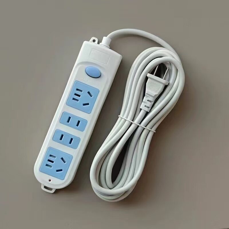 正品纯铜家用宿舍无线插排插座10超长多功能插孔位带线3米接线板5