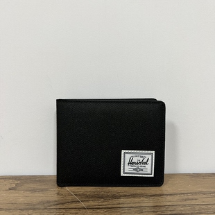 潮牌帆布钱包男短款 便携布折叠小钱包 简约多卡位青少年女学生横款