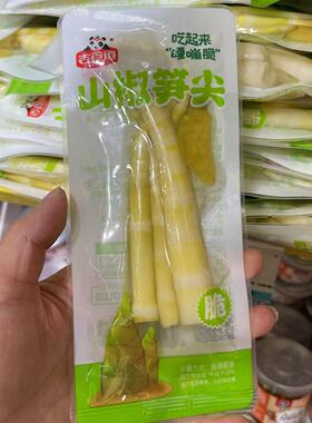 优选零食忙吉食道山椒笋尖竹笋脆笋酸辣即食麻辣休闲小吃满35包邮