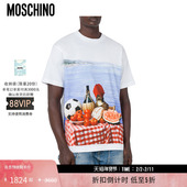 特享倒计时 Moschino 莫斯奇诺男款 Italian InspirationT恤衫
