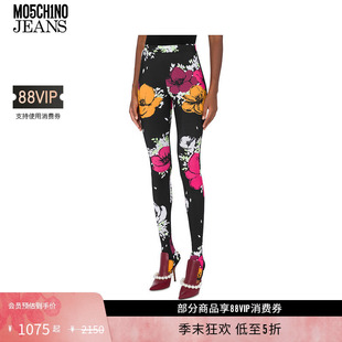 礼物低至5折 紧身休闲裤 M05CH1N0 女士印花时尚 MOSCHINO JEANS