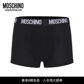 新年礼物 Logo Moschino underwear 男士 Band平角裤 2件套