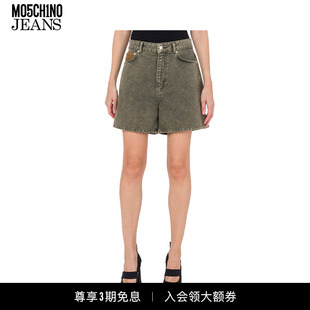 女士复古牛仔百慕大短裤 JEANS M05CH1N0