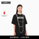 礼物 Moschino 莫斯奇诺 26早春 女士珍珠印花棉质针织T恤