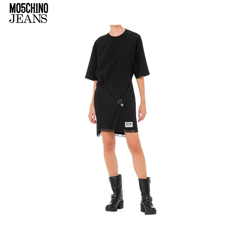 M05CH1N0JEANS早春轻盈连衣裙