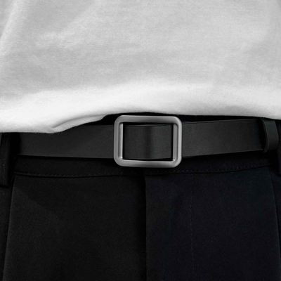 休闲腰带男款青少年西装皮带高级感无孔潮ins装饰时尚牛仔裤裤带