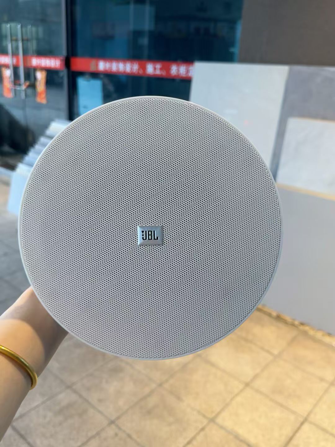 JBL无线蓝牙吸顶音响店铺背景音乐嵌入式同轴天花喇叭客厅环绕箱