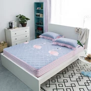 Khăn trải giường bằng vải bông được trải giường bằng vải bông dày Vỏ nệm chống trượt đơn - Trang bị tấm