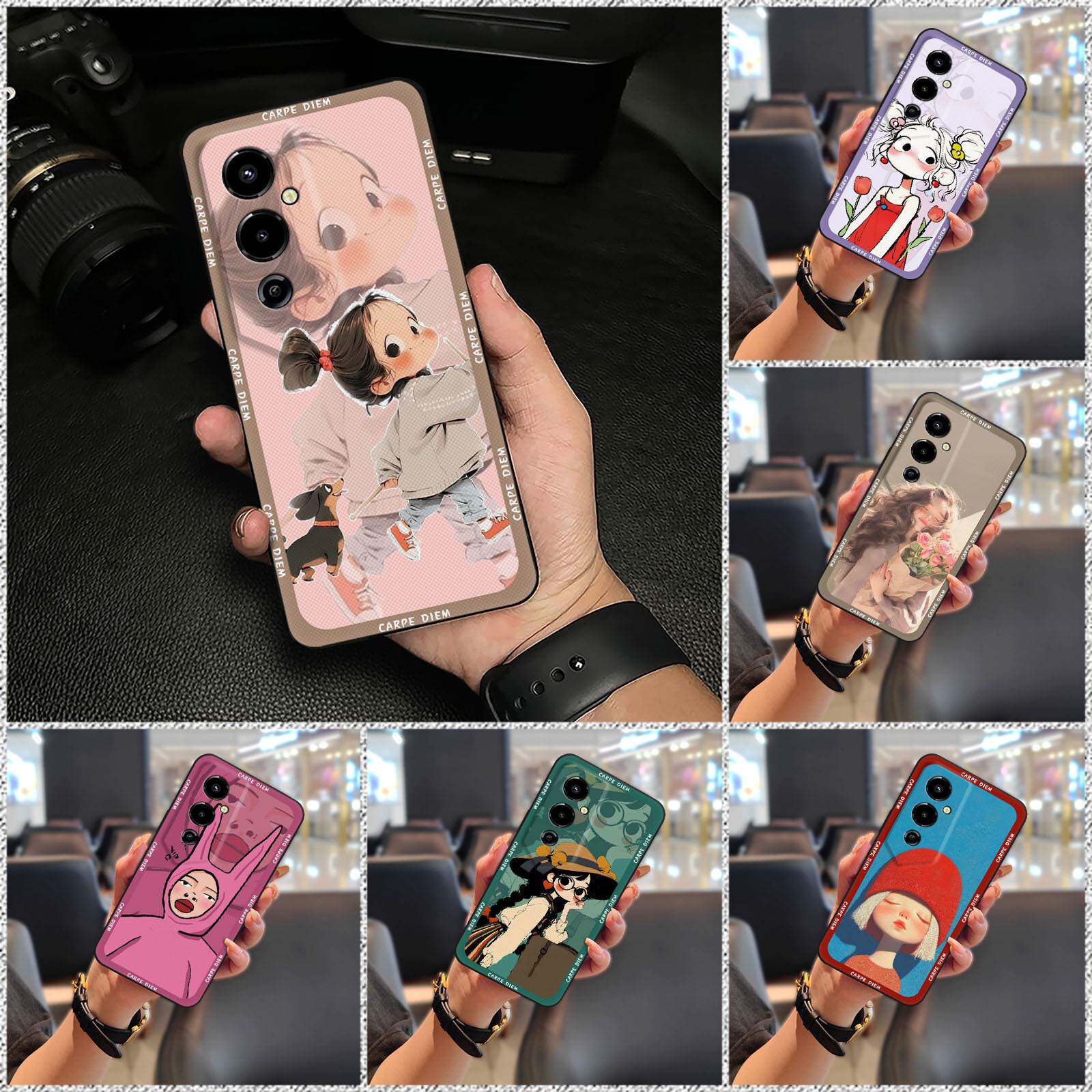 适用Tecno Pova4 Pro/传音LG8n手机壳可爱青春新款潮流散热数码