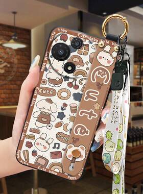 适用TCL 60 SE NxtPaper 5G手机壳硅胶腕带奢华卡通动漫潮流全包