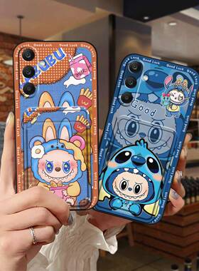 适用三星A16 5G/SM-166P/E手机壳散热零钱卡套涂鸦卡包潮流个性