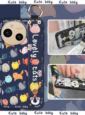 适用夏普Aquos sense9/SHG14/SH-53E手机壳可爱防尘全包卡通液态