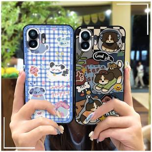适用Nothing Phone2手机壳动漫质感可爱软壳涂鸦卡通奢华个性女