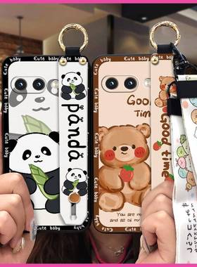 适用谷歌Pixel9A/Google Pixel9A手机壳趣味奢华挂绳硅胶软壳