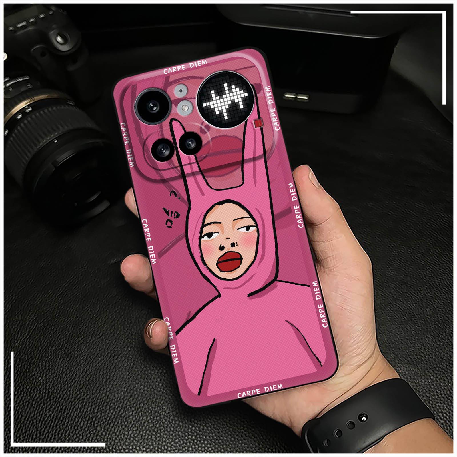 适用Nothing Phone4A Pro手机壳男女款潮流搞怪情侣散热硅胶数码图片