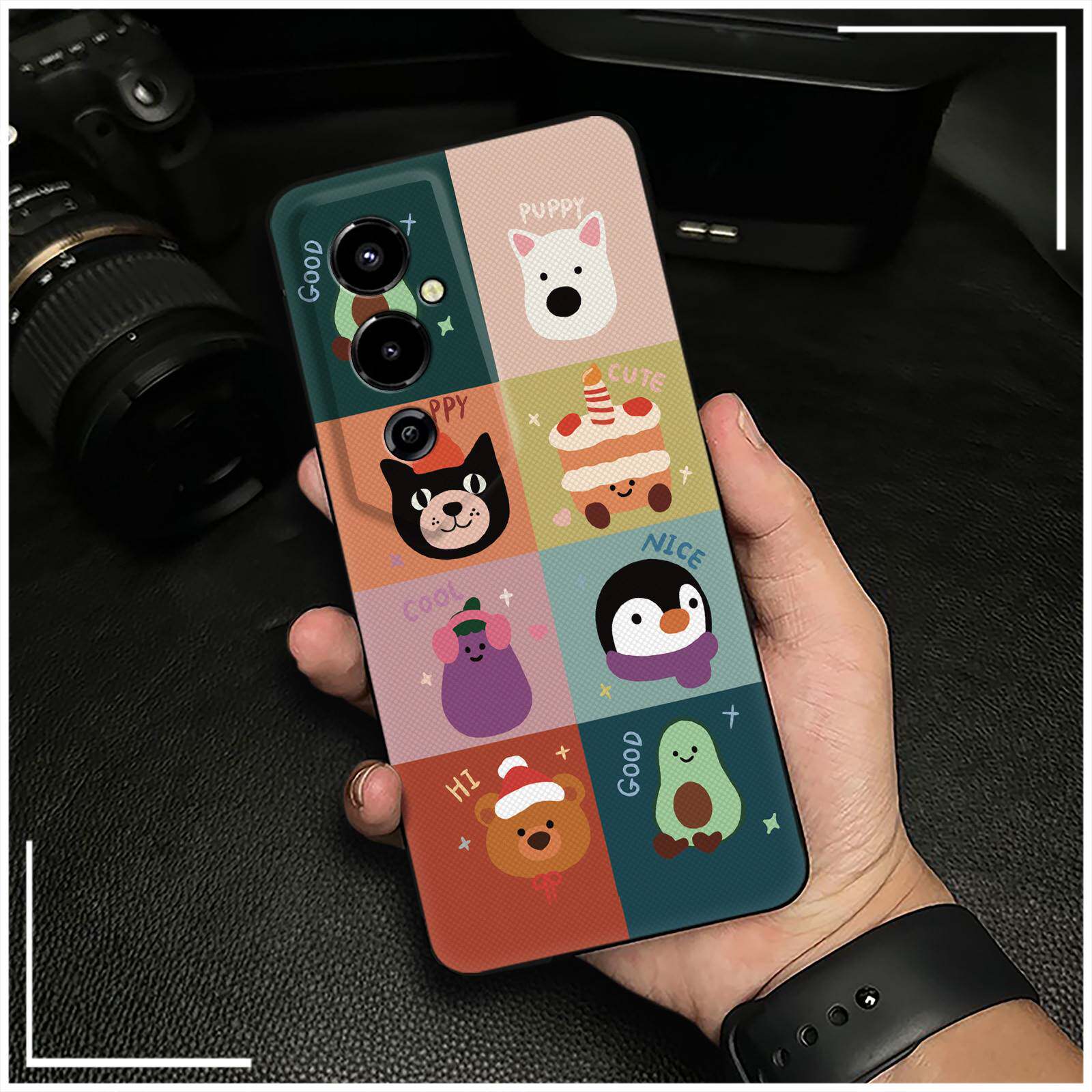 适用Tecno Pova4 Pro/传音LG8n手机壳动物全包边质感个性防尘女