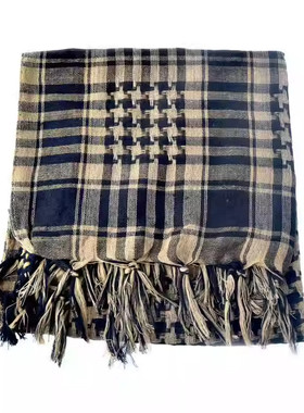 披肩阿拉伯方巾军迷战术围巾男士老库存加厚防风防沙保暖围脖头巾