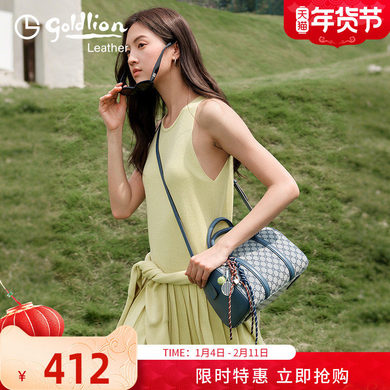 金利来包包女款通勤大容量手提波士顿包2025新款秋冬单肩斜挎包潮