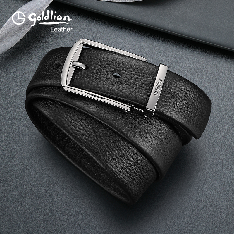 金利来男潮流百搭牛皮