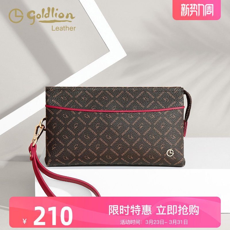 金利来正品女包2026新款时尚复古手拿包女小包钱包女长款妈妈手包