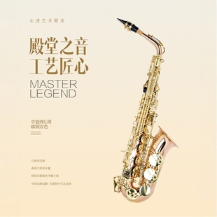 相思鸟萨克斯乐器正品 成人初学者降E调中音小萨克斯风管入门乐器
