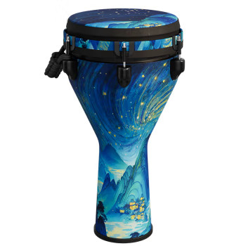 非洲鼓8/10寸碳纤维丽江手拍鼓可调音打击乐器儿童幼儿园专用学生