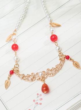 汉服璎珞古风项链女仙气软宋制