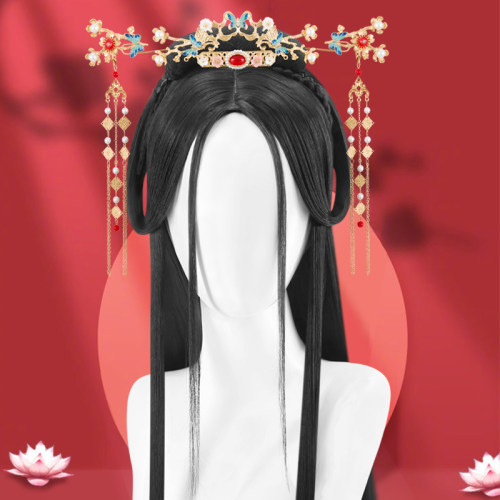 明制万用整顶汉服假发古风中华风
