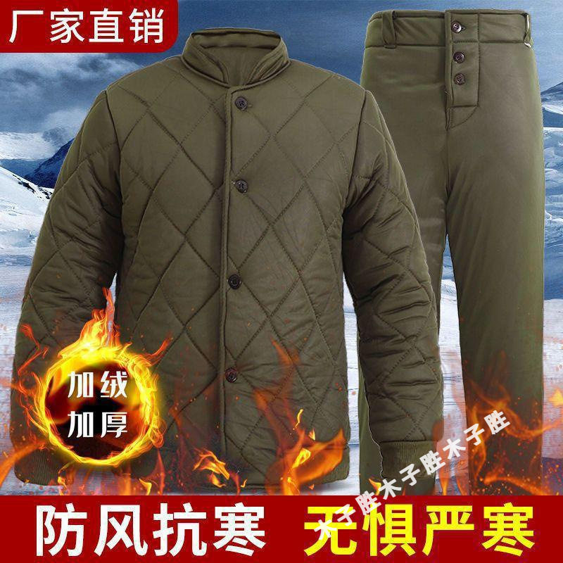 冬装加绒加厚中老年棉衣男士冬季棉衣