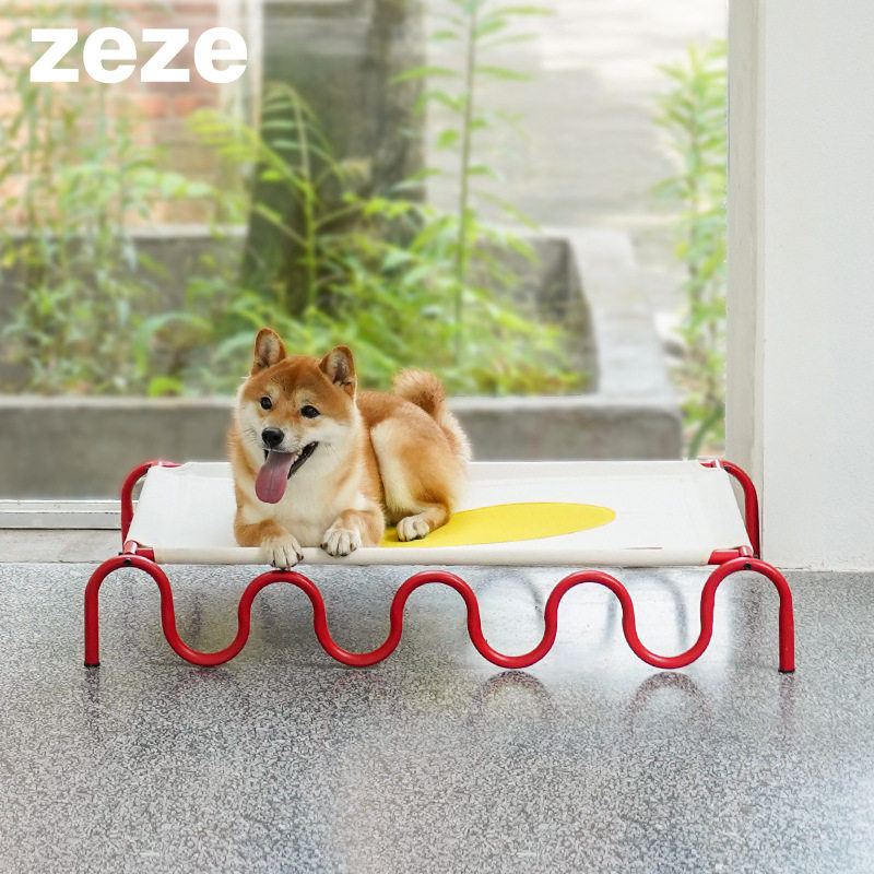 zeze狗狗行军床夏天夏季降温狗窝四季通用小型犬宠物狗垫子图片