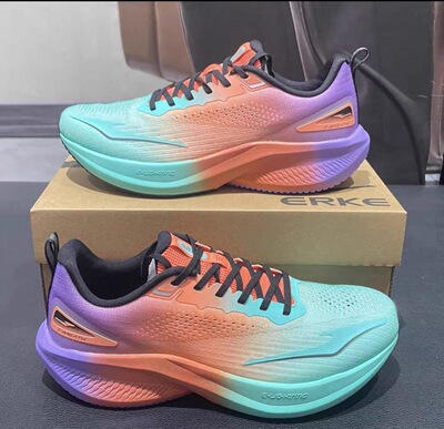 鸿星尔克男子女子2026夏季驭风5网面透气跑步鞋运动鞋11125203130