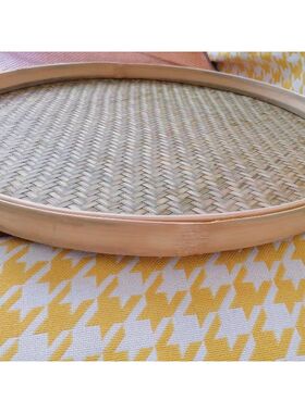 竹波基制品簸箕编织手工家用竹篇筲箕竹青蒸肠粉炊竹编晒干货药茶