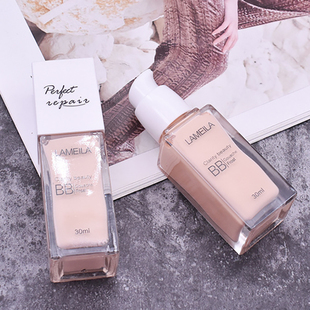 拉美拉粉底液持久不脱妆干皮混油皮控油遮瑕保湿学生平价气垫BB霜