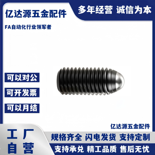 12.9级球头柱塞BPSLS3/4/5/6/8/10/12/16-20/30/40/50/60/ZAD01