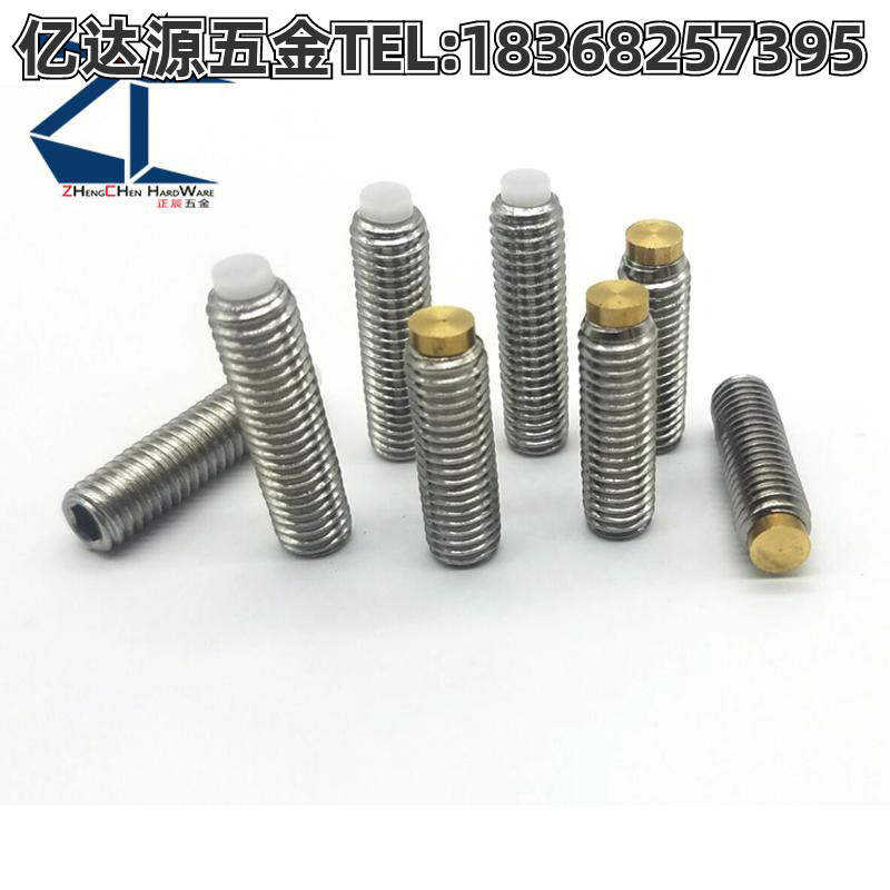 TDA31 不锈钢国标 粗牙 内六角止动螺栓替代铜头 紧定螺丝 SBCPS8